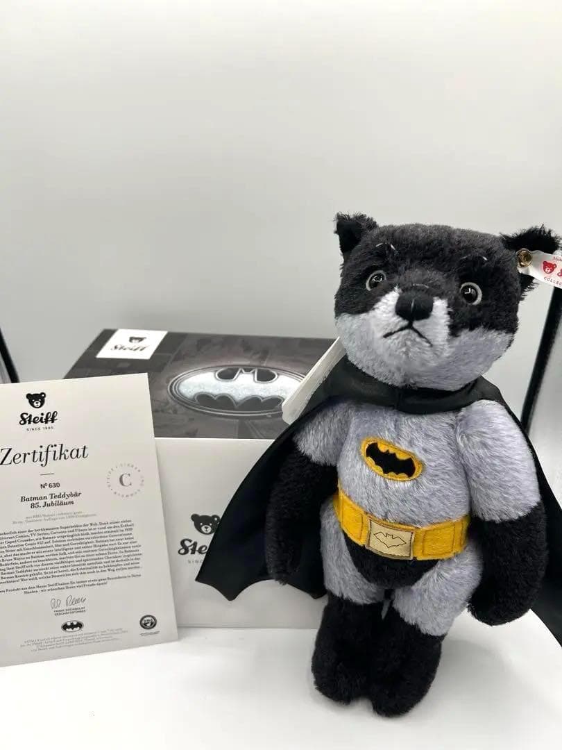 シュタイフ　【世界限定】バットマン 85周年記念 テディベア