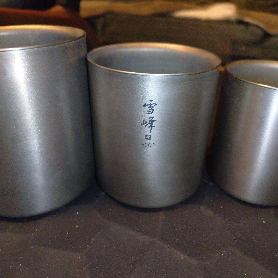 がく様　スノーピーク　チタンダブルマグ　雪峰 セット