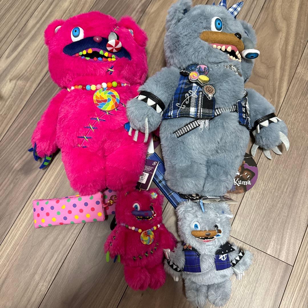 【新品タグ付】ユニバ ハミクマ ぬいぐるみ　ストラップ付きマスコットキーチェーン