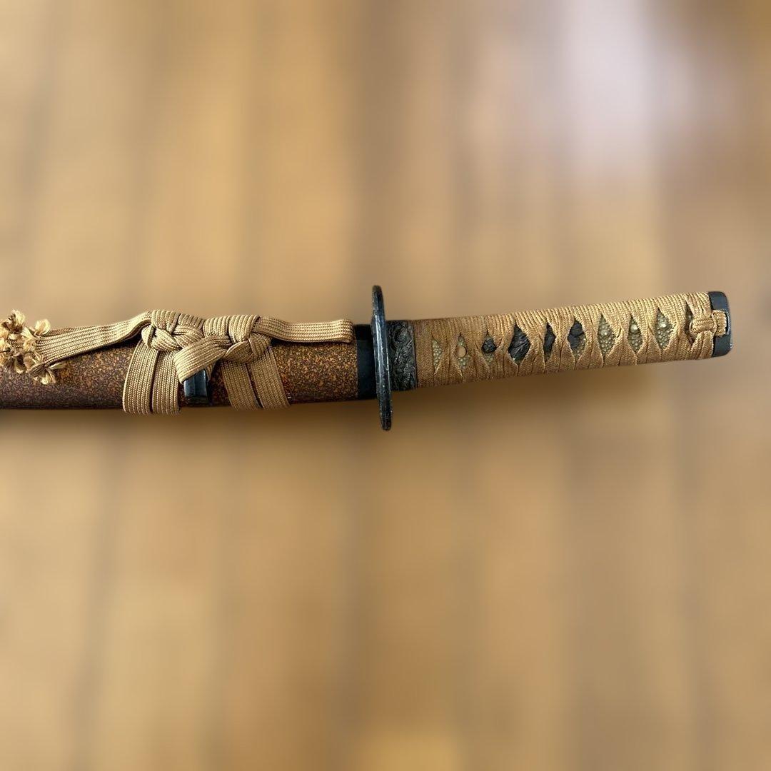 模造刀 太刀 日本刀 武具 観賞用/ 現状渡し　全長約70cm 自宅保管の中古品