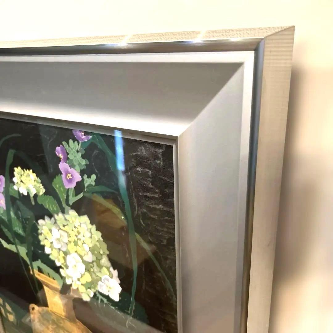 正規品）小倉遊亀『つゆくさ』木版画絵画（検索）平山郁夫千住博東山魁夷リトグラフ