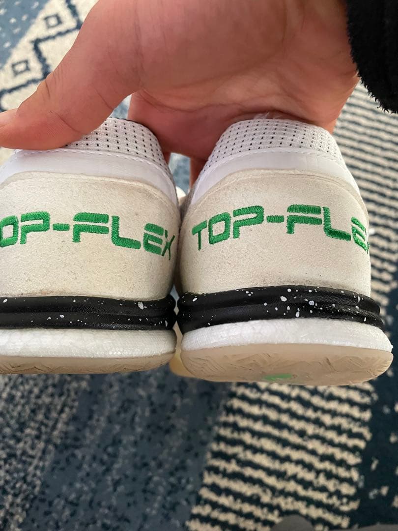 TOP-FLEX フットサルシューズ ホワイト