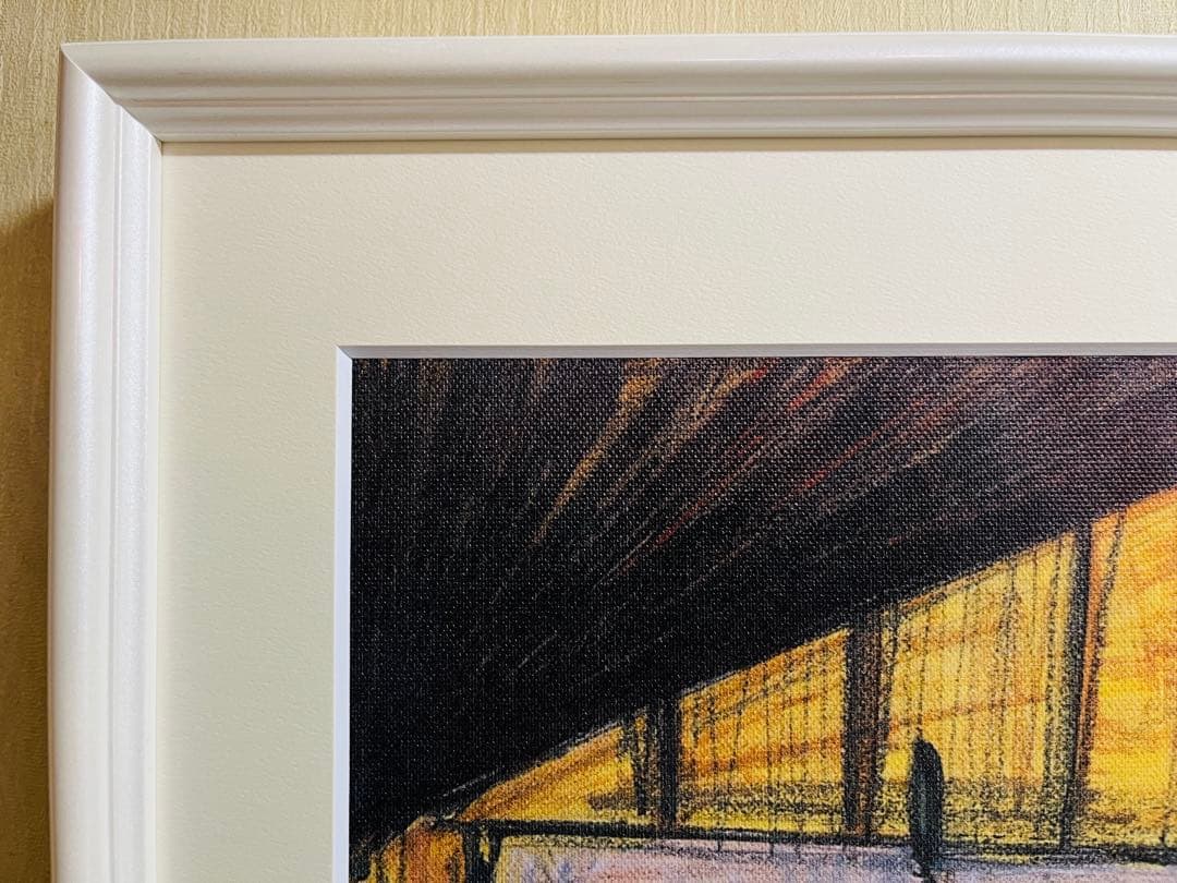 ベルナール・ビュッフェ「白い皿と花」