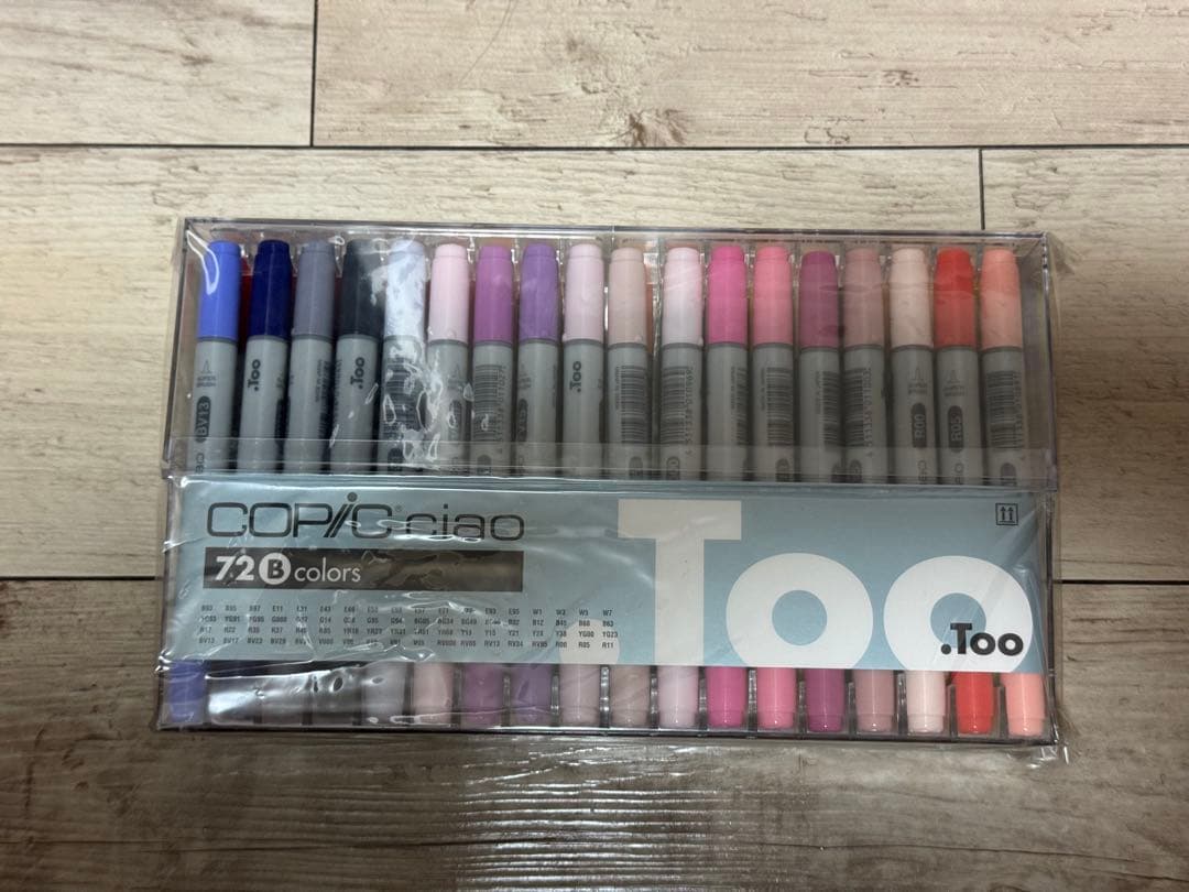 新品未使用 コピック 72色セット 未使用 コピックチャオ72色セットB
