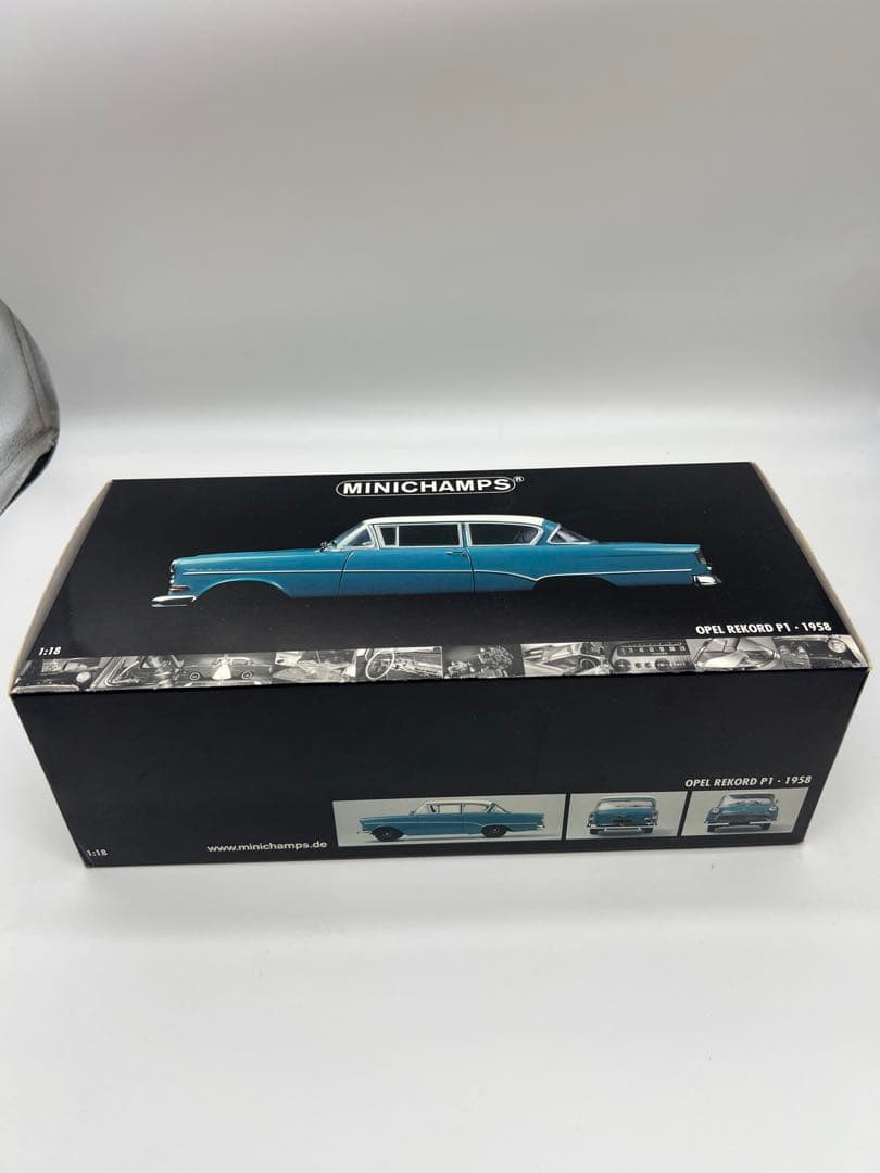 No434ミニカー1/18箱ありOPEL REKORD P1 1958