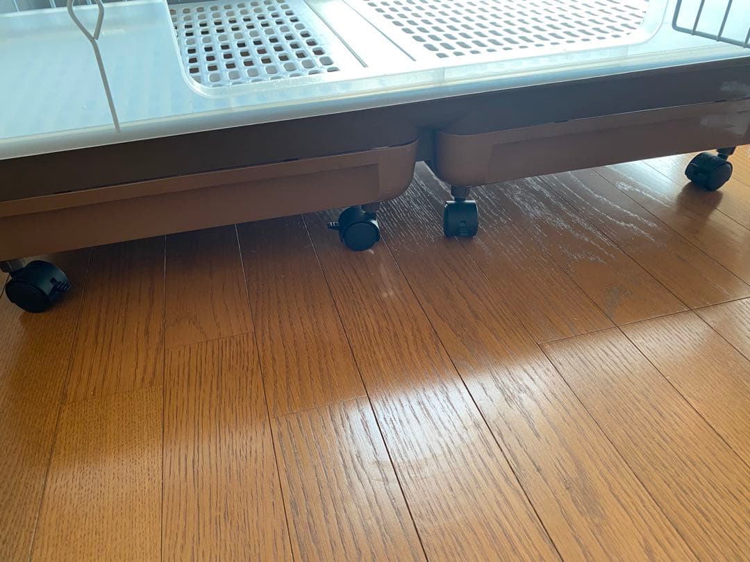 ミニマルランド うさぎのカンタンおそうじケージ ブラウン ワイド