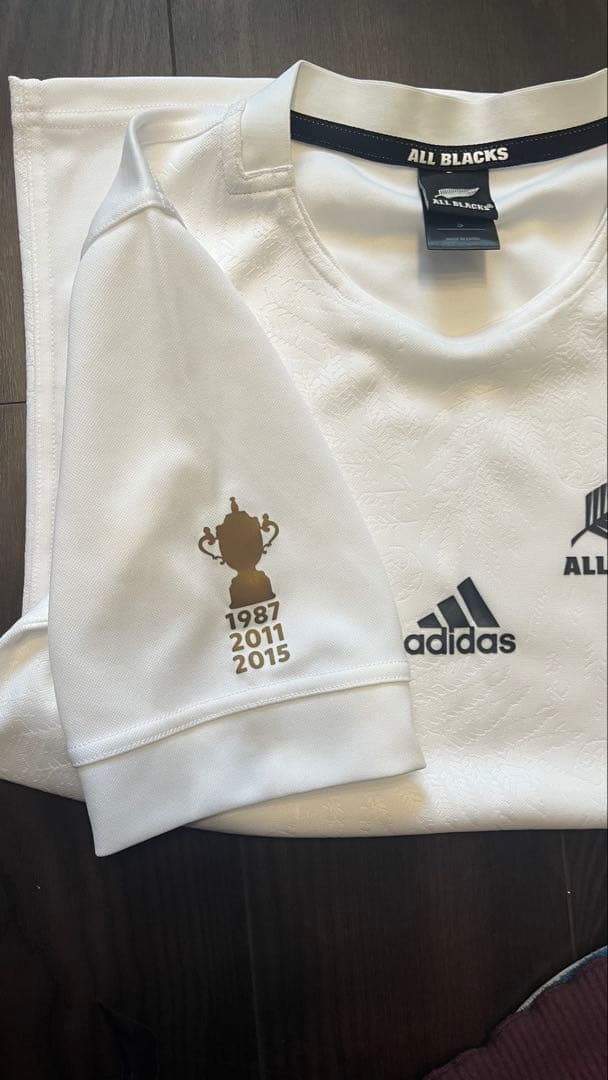 アディダス オールブラックス Tシャツ ホワイト