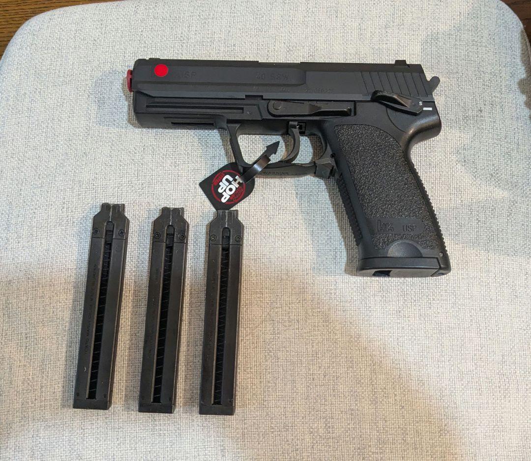 H&K USP 電動ガン 東京マルイ　マガジン×3 ホルスター付き