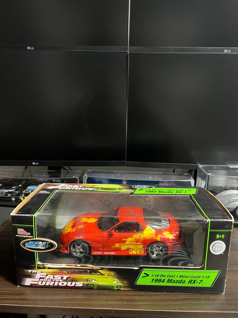 1994 Mazda RX-7 ミニカー 1/18 ワイルドスピード