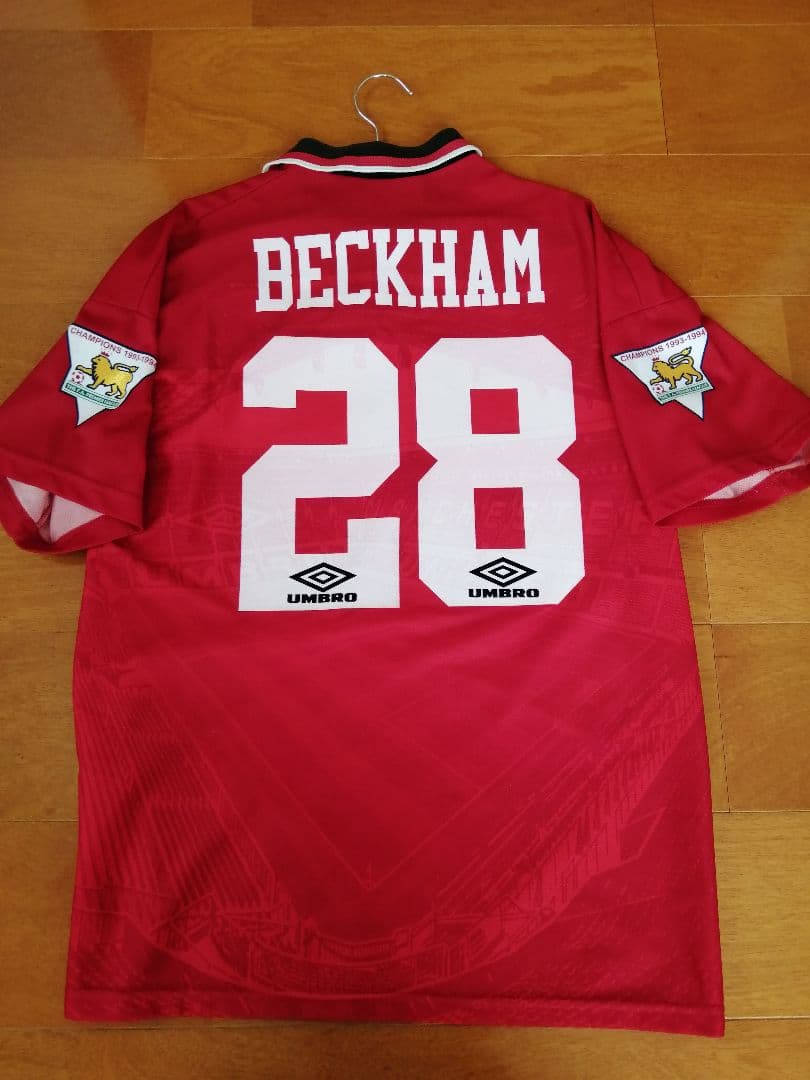 【希少な正規品】マンチェスターユナイテッド　ベッカム　ユニフォーム