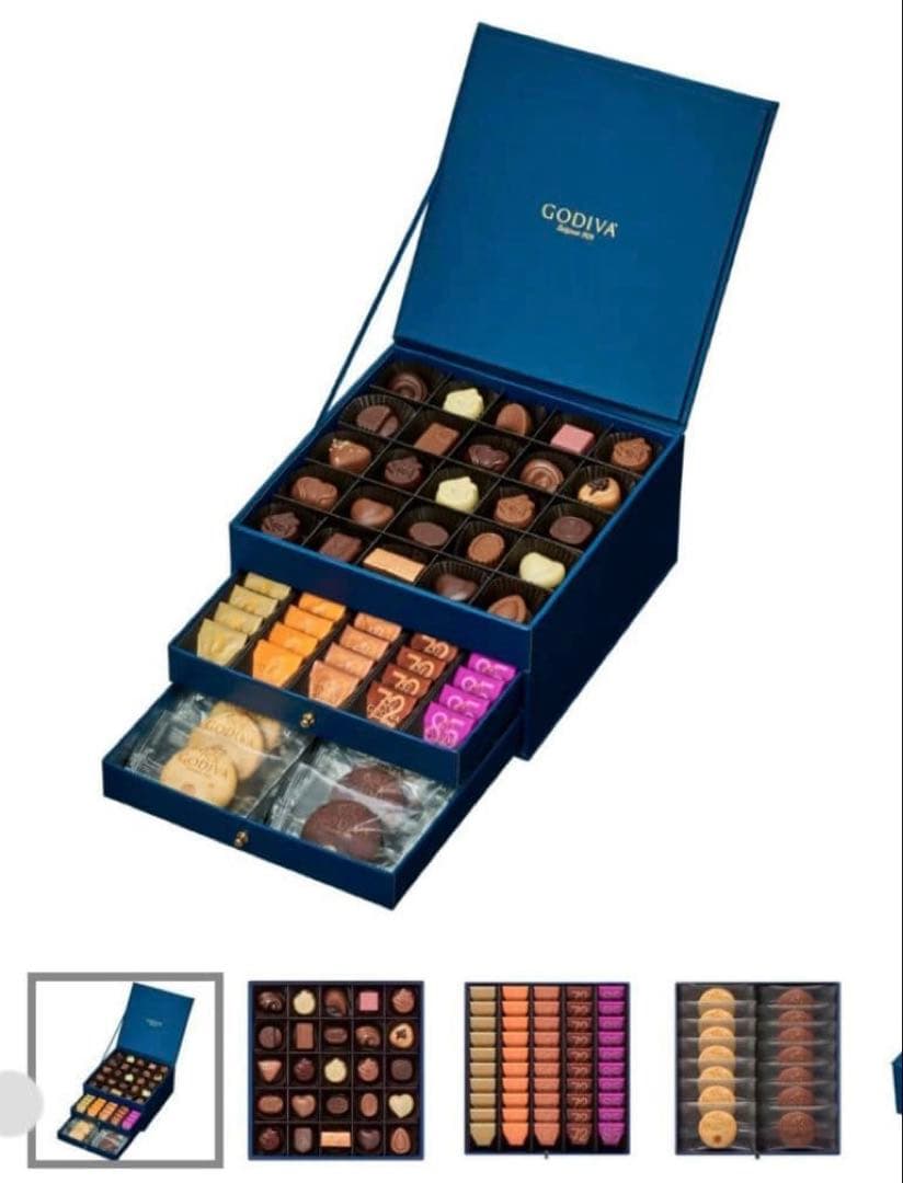 未開封　限定品ゴディバ ラグジュアリーボックス チョコレートフールセックサレ