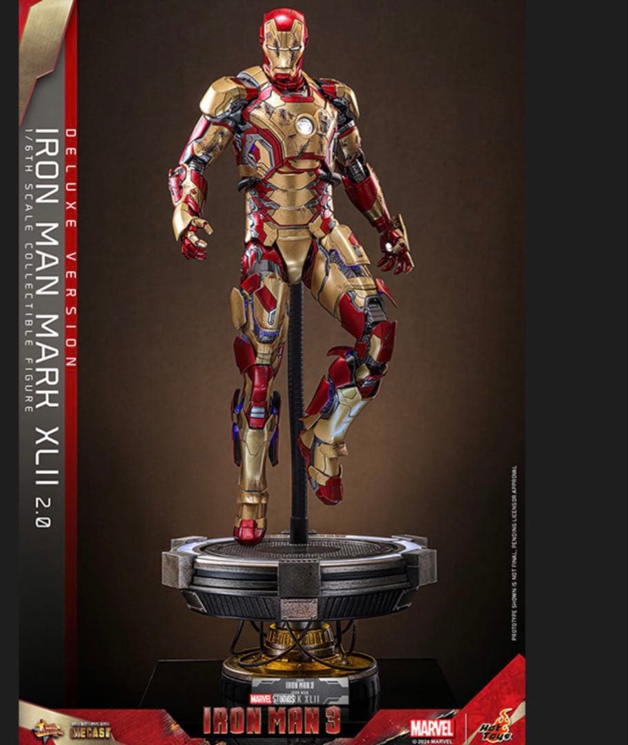 ホットトイズ　アイアンマン　マーク42 ver2.0 DX版