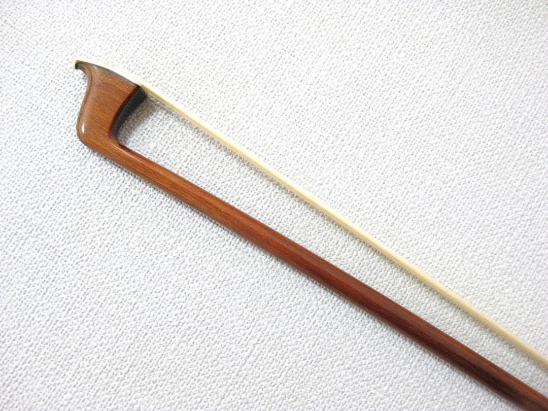 【上級分数弓3/4】 サルトリーモデル バイオリン弓 フェルナンブコ・銀黒檀