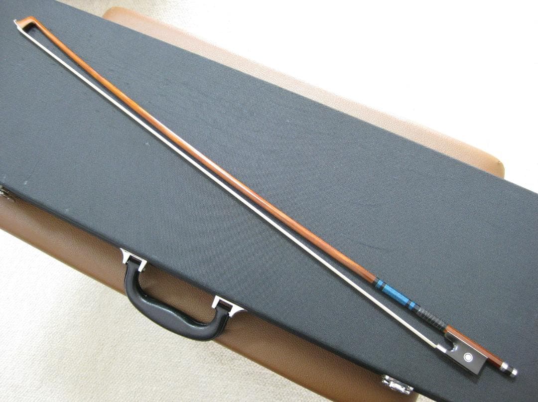 【上級分数弓3/4】 サルトリーモデル バイオリン弓 フェルナンブコ・銀黒檀