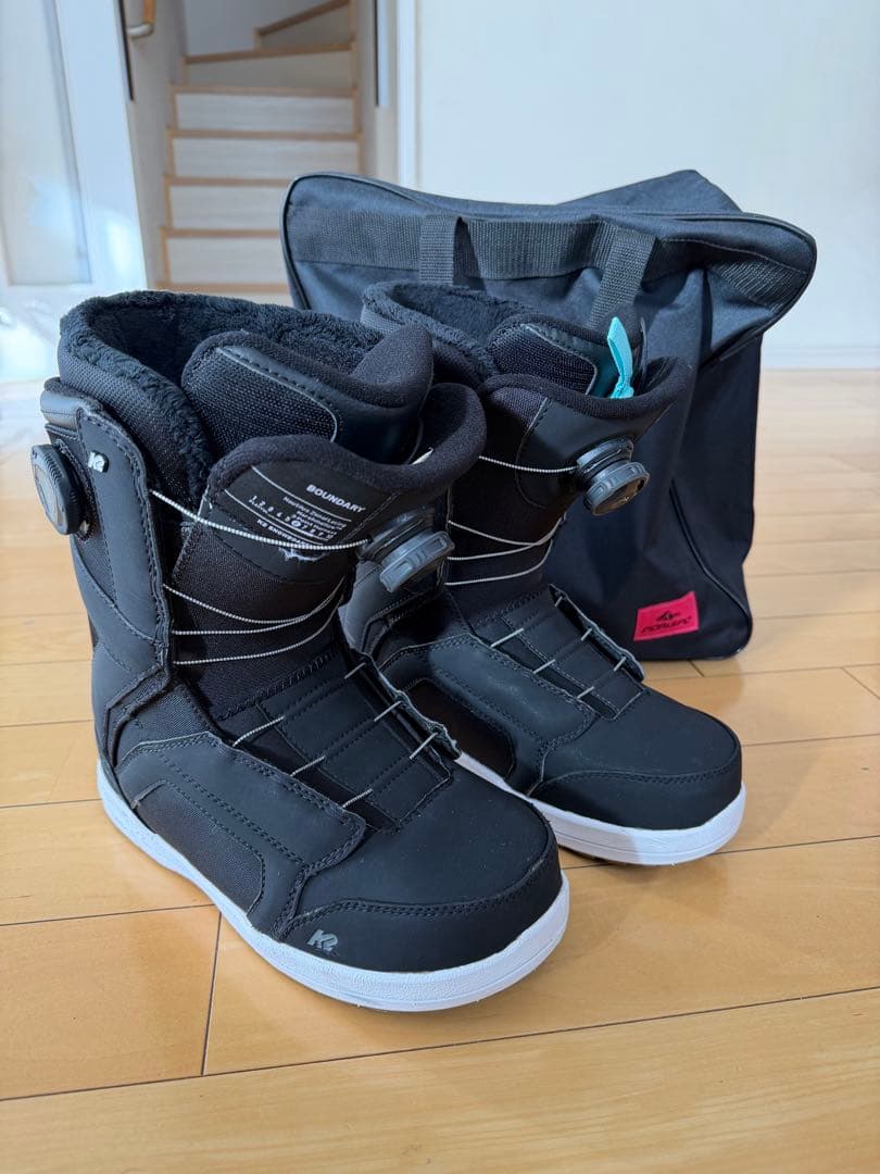 K2 boundaryケーツー スノーボードブーツダブルボア 27cmバッグ付き