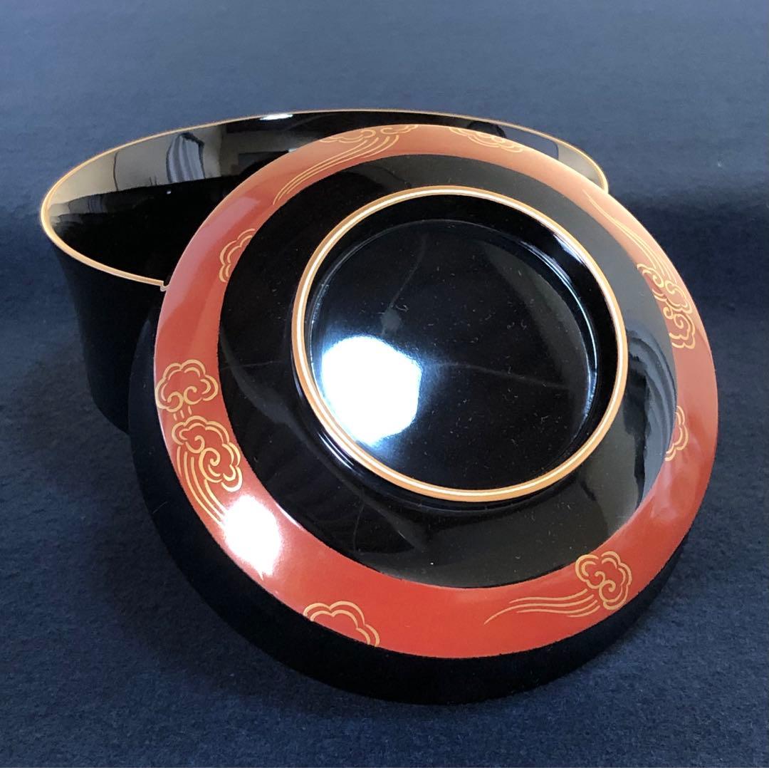 《R》輪島塗 煮物椀5客 塗師静峰 蒔絵師松三 共布 共箱 251218か1