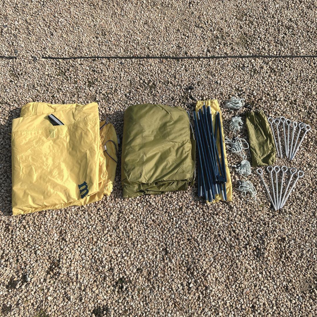 mont-bell クロノスドーム1 イエロー（旧型）