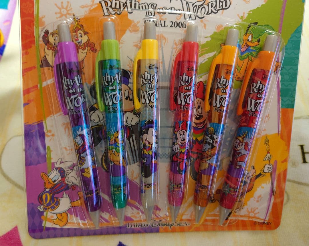 未開封　リズムオブザワールド　シャープペンセット　東京ディズニーシー