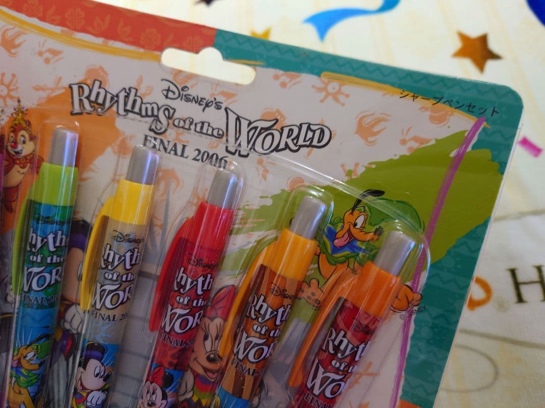 未開封　リズムオブザワールド　シャープペンセット　東京ディズニーシー
