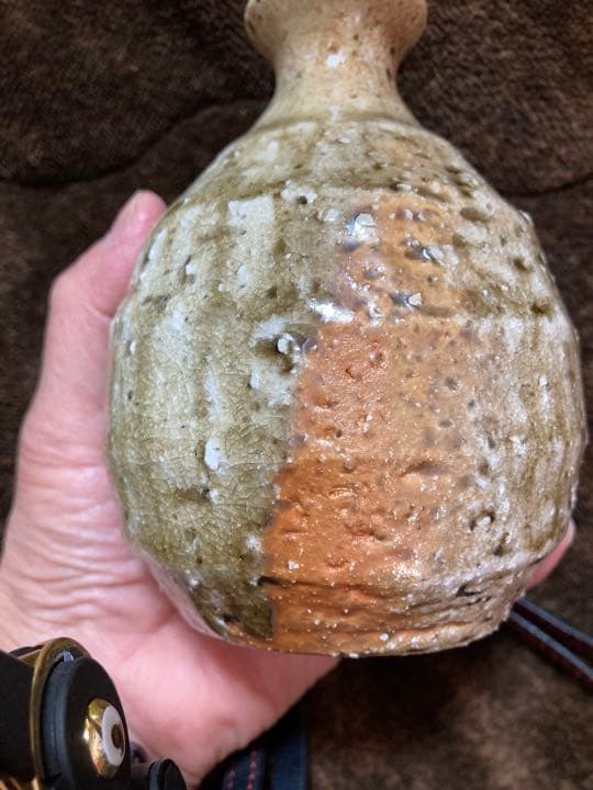 志野焼　徳利　作家物