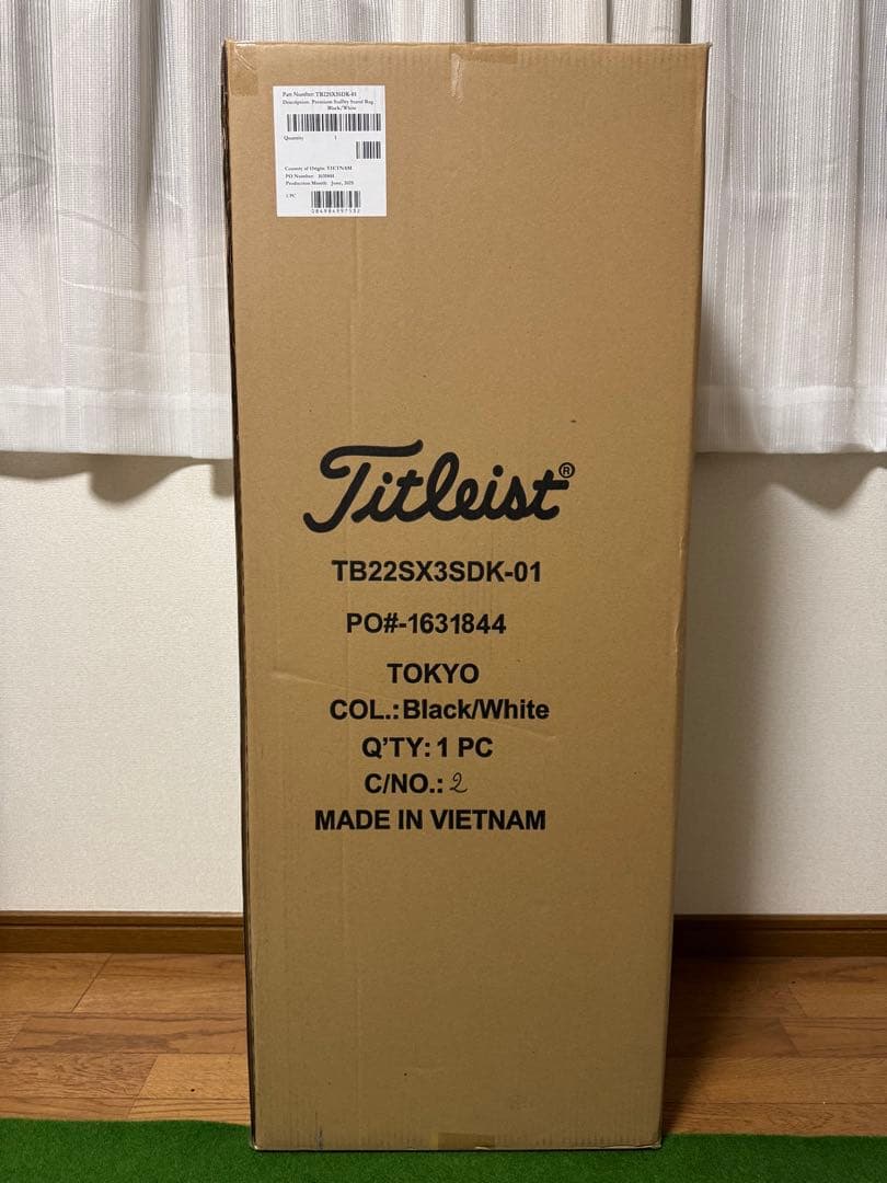 タイトリスト プレミアム ステイドライ スタンド キャディバッグ