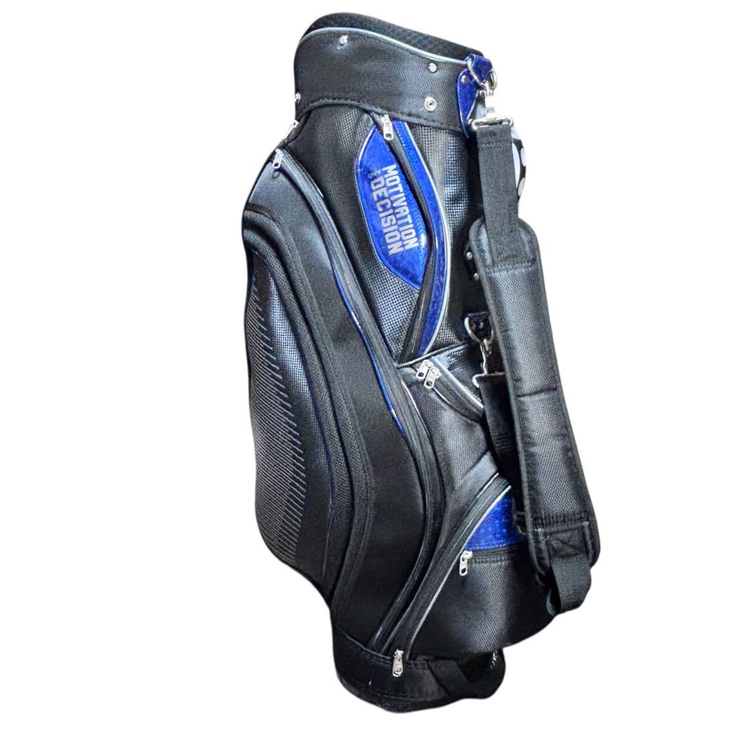 キャディバッグ MOTIVATION AND DECISION ブラック 9.5