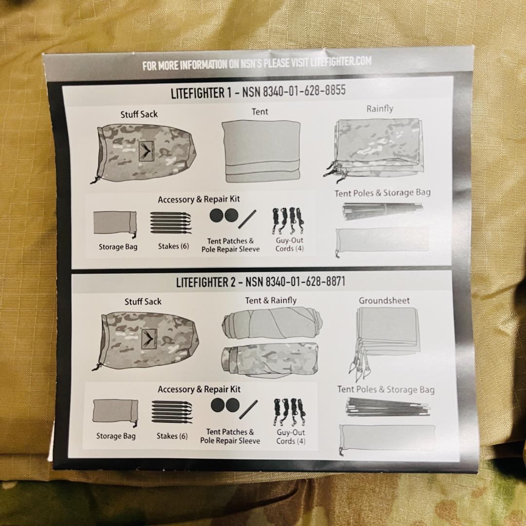 ライトファイター LiteFighter OCP 2人用テント