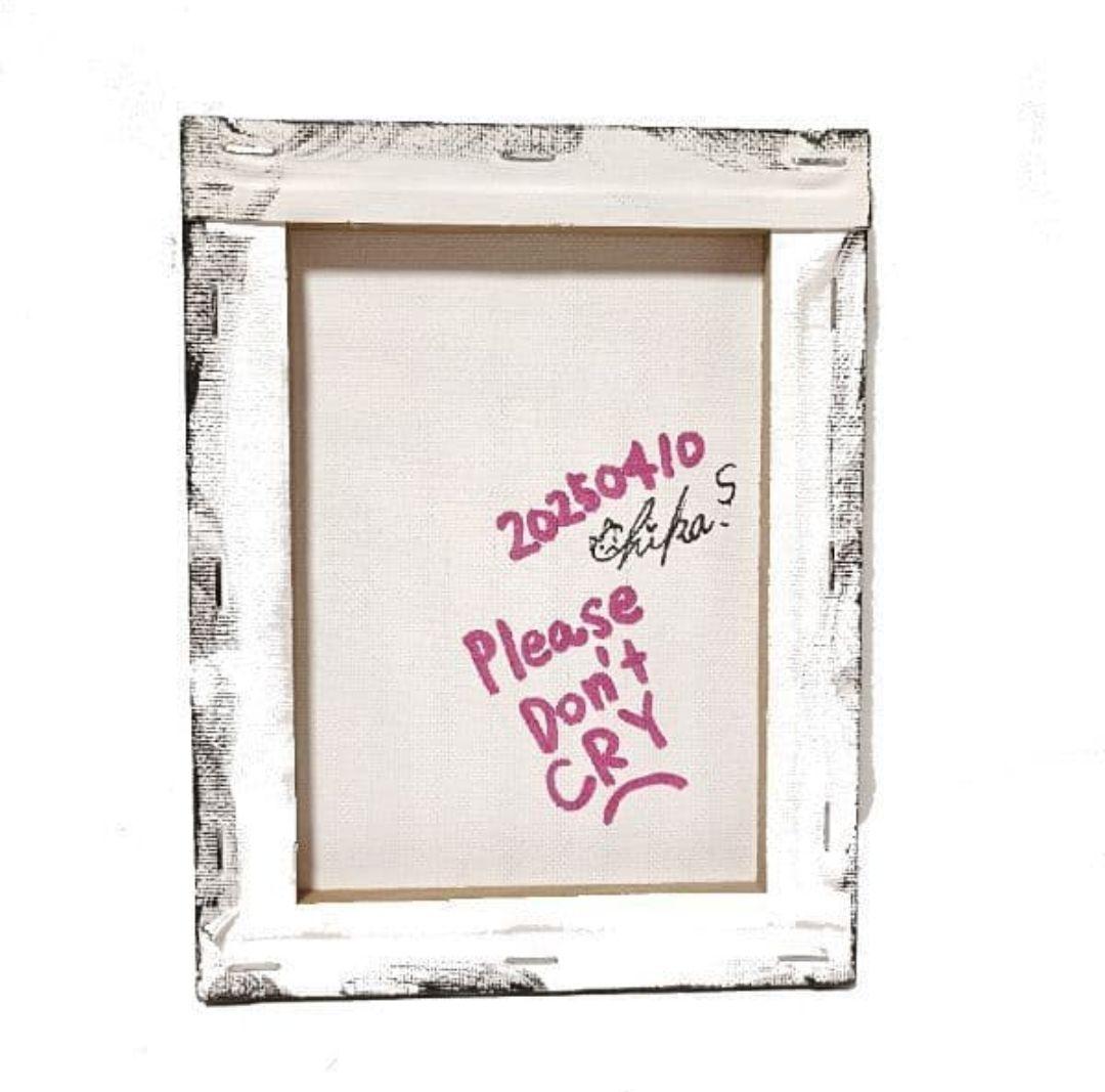 【一点物イラストアート】Please don't CRY【絵画,イラスト】