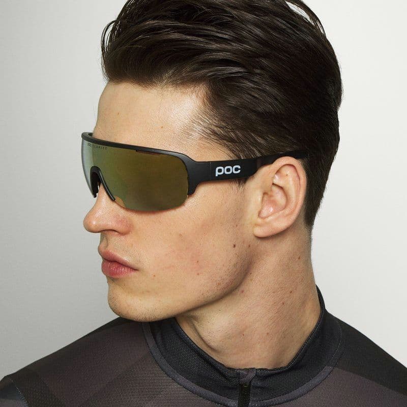 美品 POC Do Half Blade ブラック サングラス