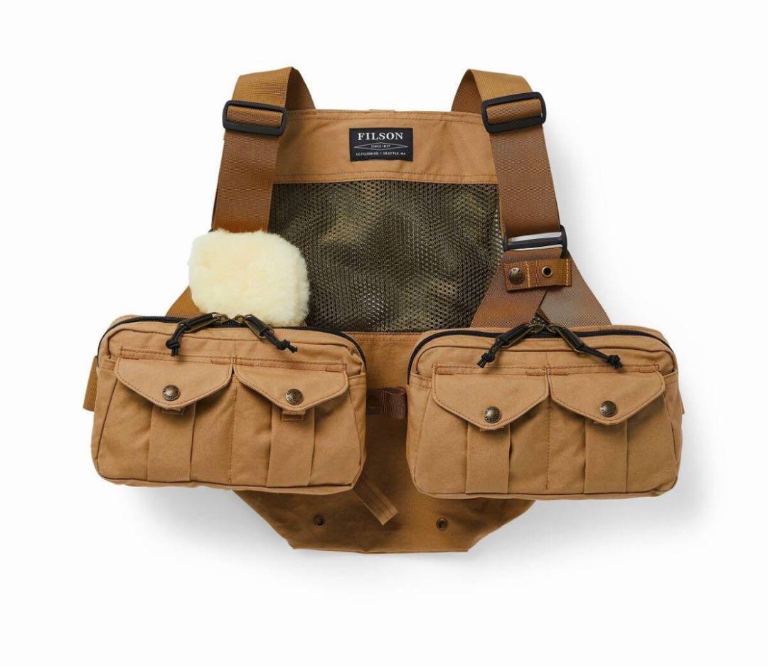 FILSON フィッシングベスト ブラウン Mサイズ キャンプ 釣り