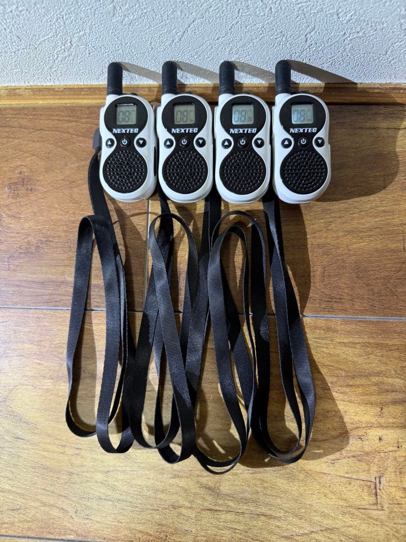 NEXTEC 特定小電力トランシーバー NT-202M 4台組セット　ホワイト