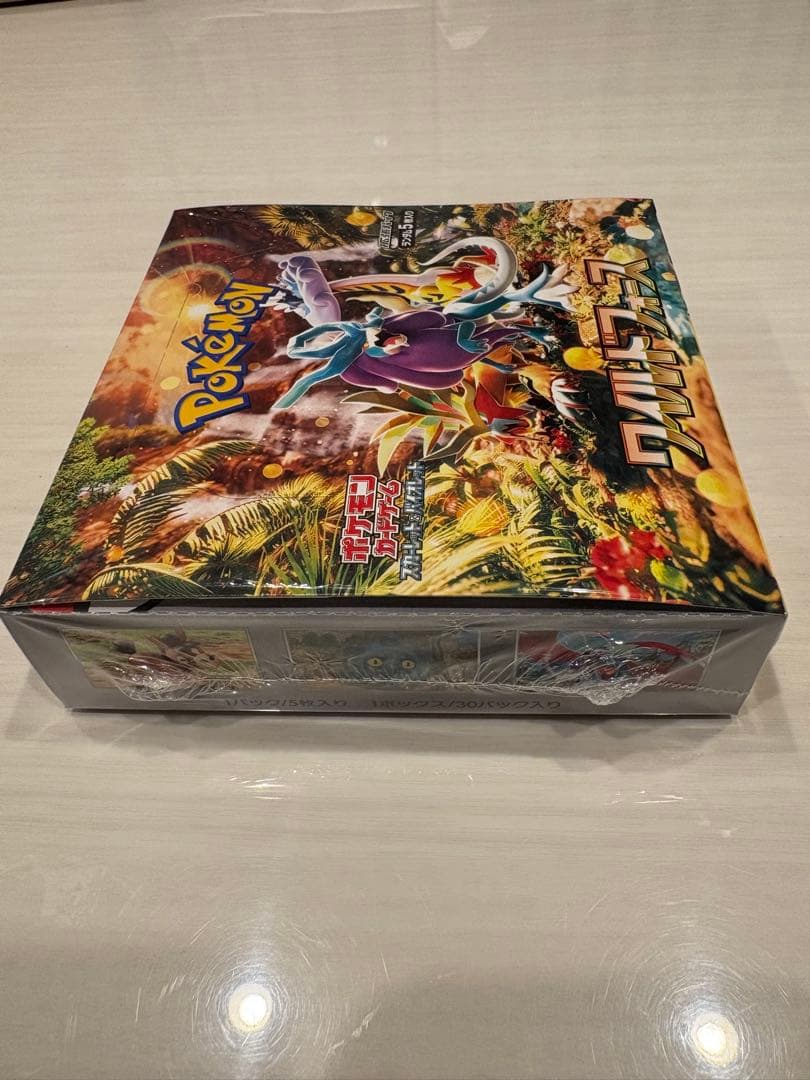 ポケモンカード　ポケセン産　ワイルドフォース1boxシュリンク、納品書付き