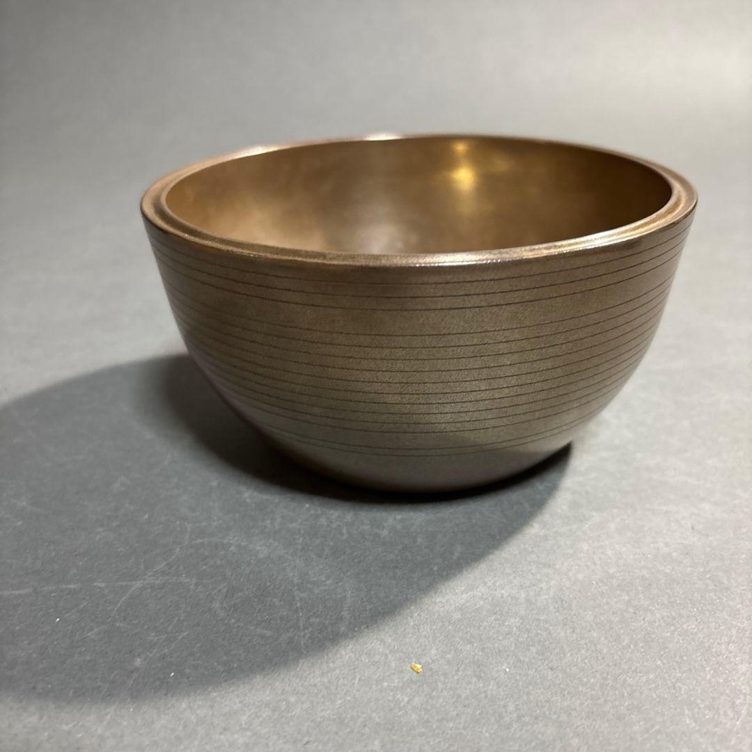 山田楽全　砂張　写　建水　共箱