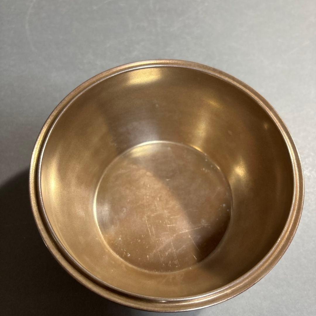 山田楽全　砂張　写　建水　共箱