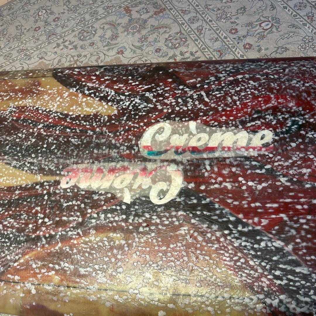 値下げ！湘南手渡し　Crème ロングボード 9.1 剥離あり