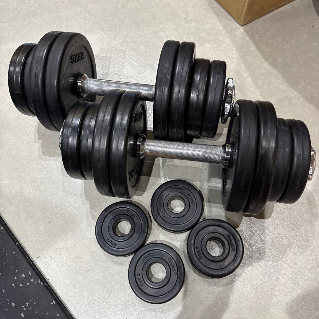 IVANKO イヴァンコ SRUBK ラバープレートダンベルセット Φ28mm