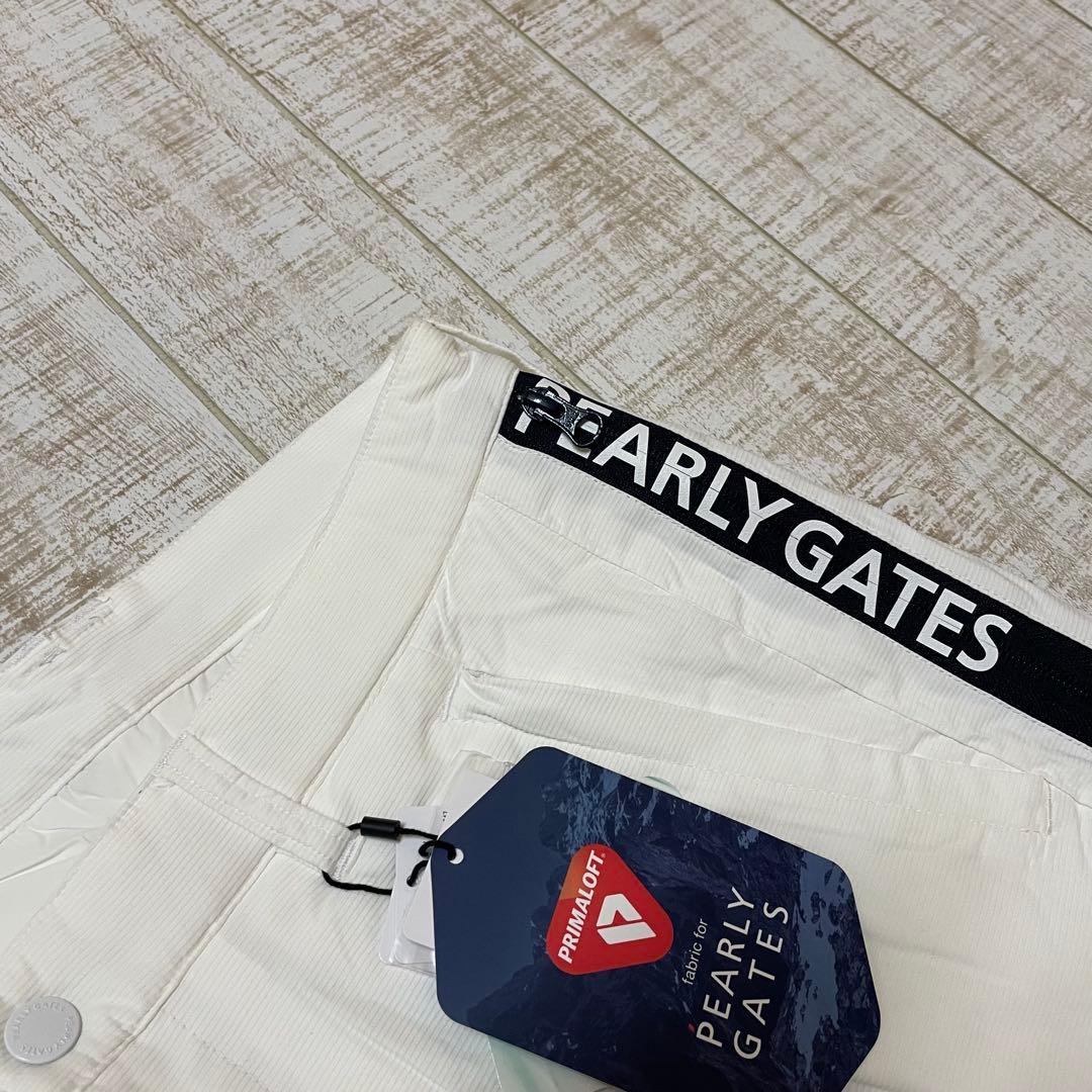 新品 パーリーゲイツ パンツ 中綿 プリマロフト ホワイト Lサイズ（5）