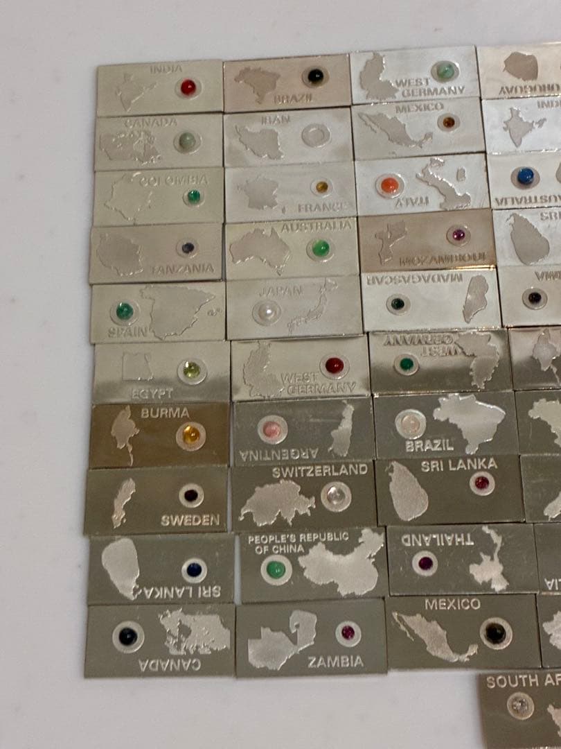 ★銀製品★世界の宝石 ★ミニチュアコレクション★シルバー925★約184g