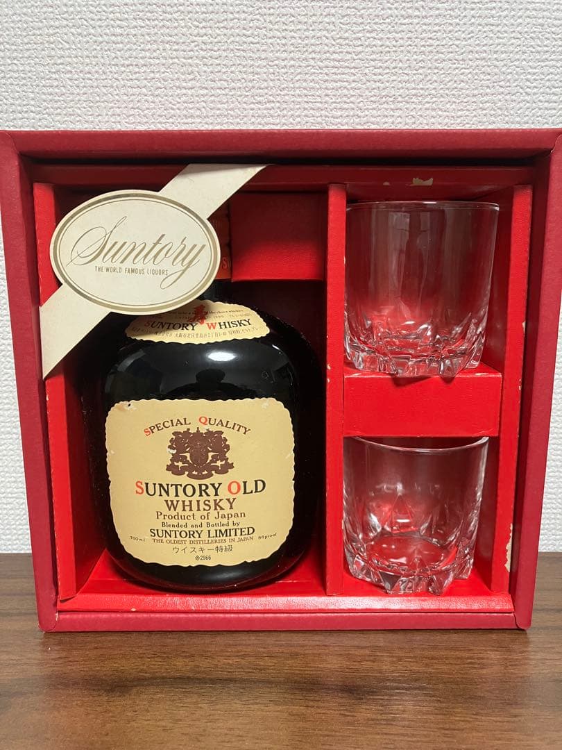 サントリーオールドウイスキー ギフトボックス　 2セット　特級　グラス付