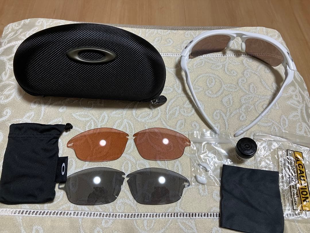 Oakley レディース スポーツサングラス 交換レンズ付き