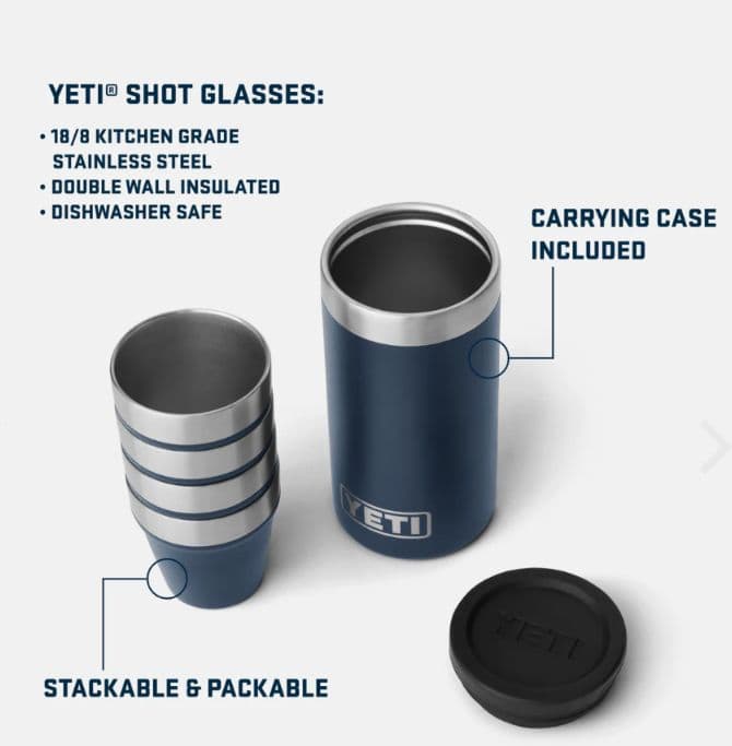 処*分様 YETI ショットグラス 黒