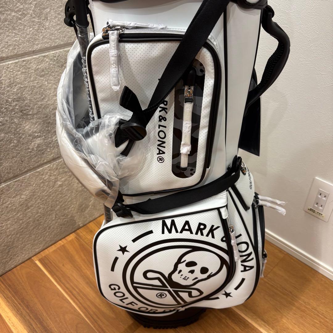 【新品】MARK & LONA GOLF キャディバッグ　ホワイト　9型