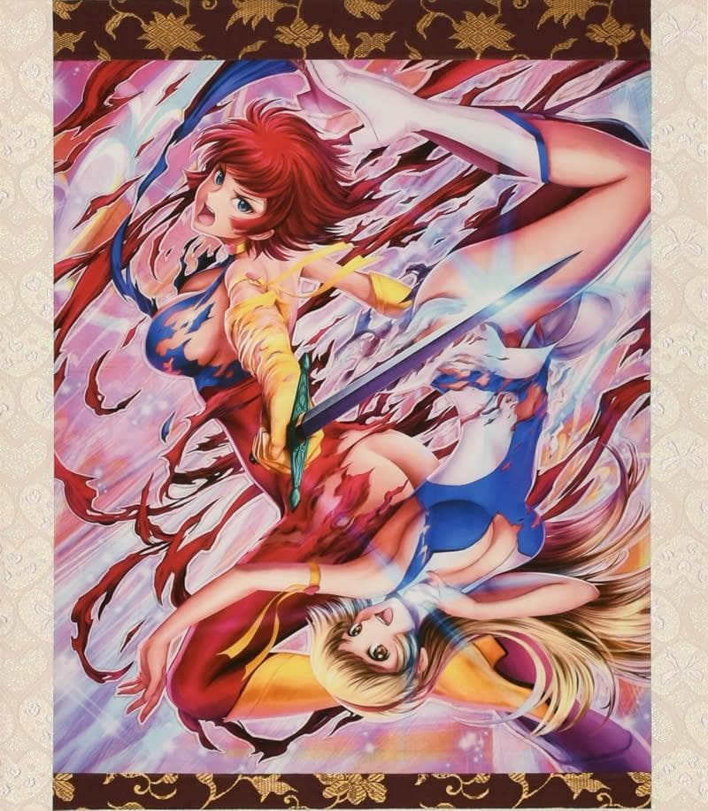 キューティーハニー 永井豪 画業五十周年記念 掛軸 複製原画 新品未使用 日本製