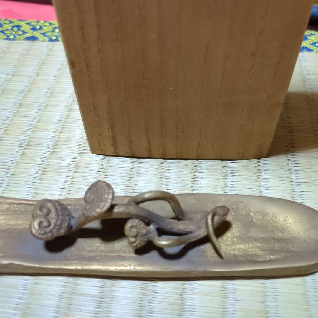 高岡銅器、蝋型師須賀月真、霊芝文鎮