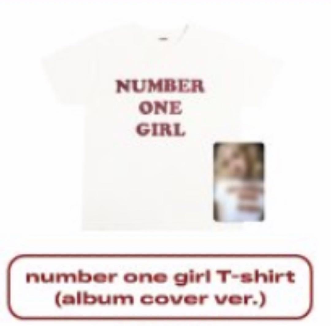 rosie NUMBER ONE GIRL Tシャツ フォトカード付き ロゼ