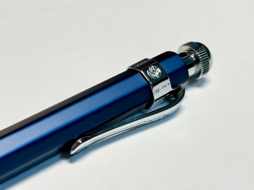 【極美品】カヴェコスペシャル ブルー 青 0.7mm シャーペン クリップ付き