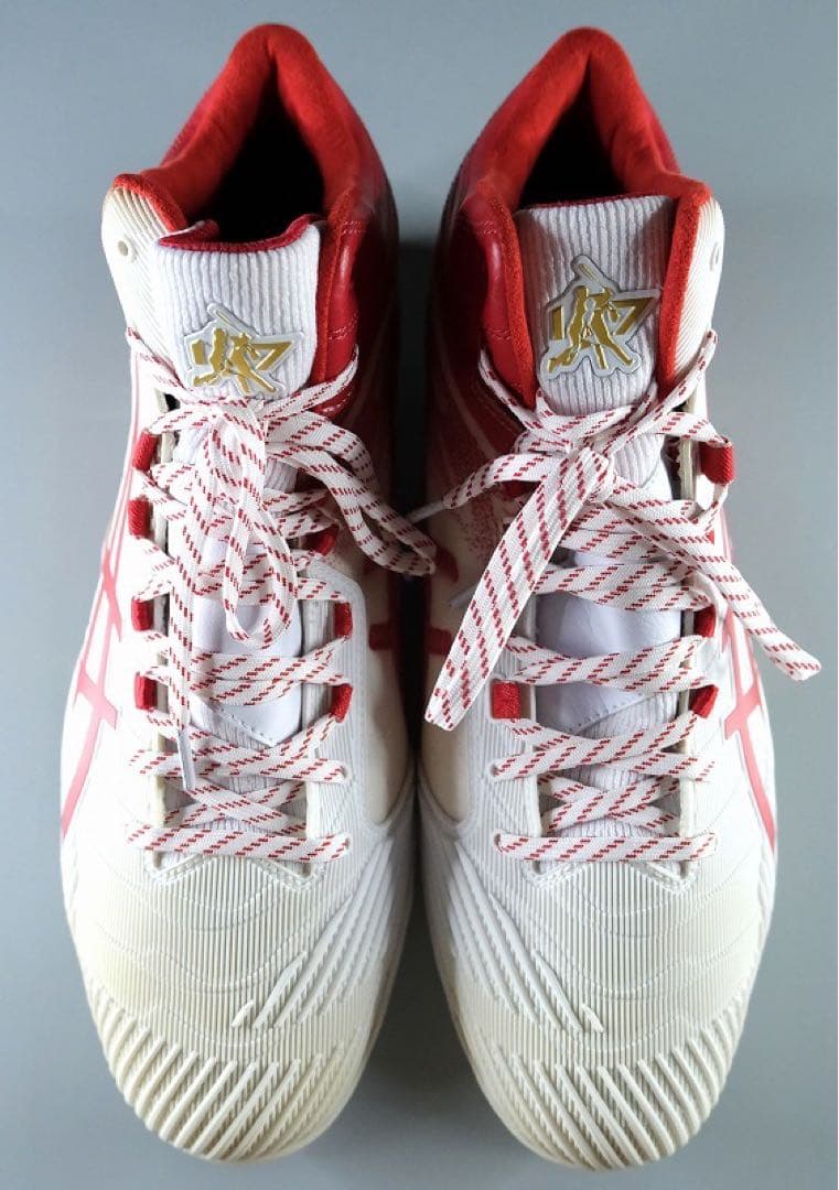 大谷翔平 20年 本人実使用 支給スパイク（シューズ）+化粧袋/直筆サインなし