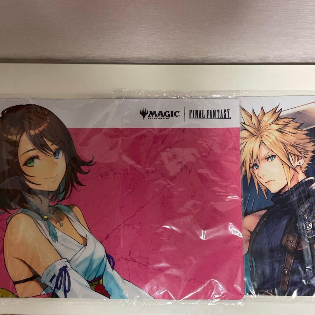 MTG FF ユウナ　クラウド　モーグリ　プレイマット　3枚　オマケ