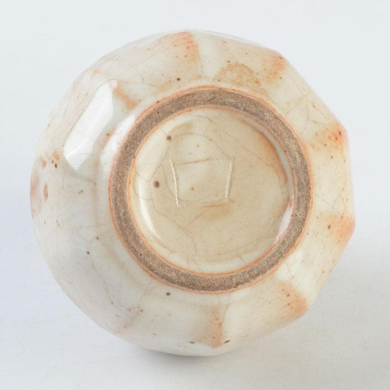 北大路魯山人作　志野焼　徳利　酒器　竹腰長生極め箱　V　9610