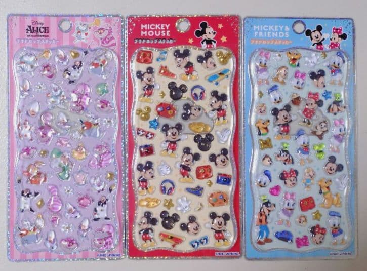 しずくちゃん　ディズニー　すみっコぐらし　ボンボンドロップシール　プチドロップ